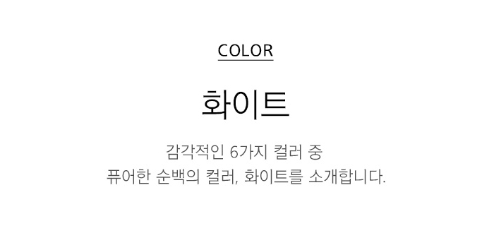 화이트색상설명