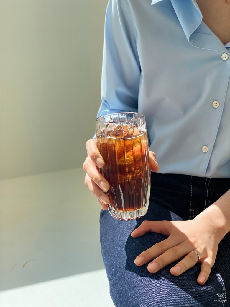 유리컵·물컵 > 아이스커피잔 하이볼잔 홈카페 유리컵 맥주잔 B 410ml | 예쁜템들 모여사는 오늘의집 스토어 아이스커피잔 하이볼잔 홈카페... 
